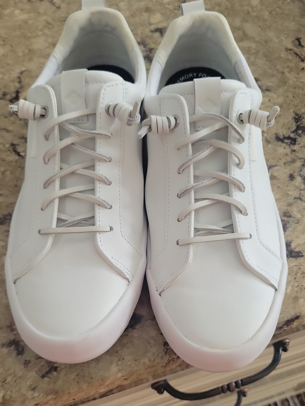 Sperry White Casual Leather Sneakers - Comfortable Everyday Shoes